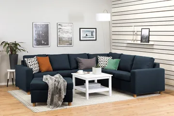 Crazy Fotpall med Förvaring 80x65 - Mörkblå - Products - Möbler - Fåtölj & stolar - Pall & puff - Fotpallar