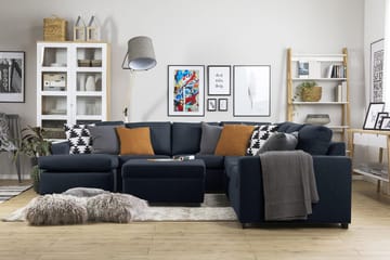 Crazy Fotpall med Förvaring 80x65 - Mörkblå - Products - Möbler - Fåtölj & stolar - Pall & puff - Fotpallar