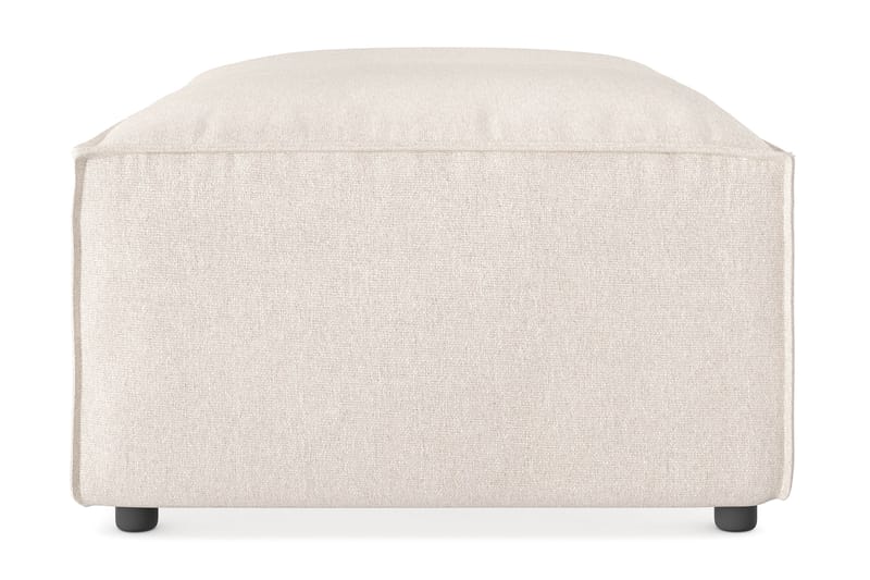 Cubo 1-sits  Rektangulär Fotpallsmodul i Tyg 120 cm bred - Beige - Products - Möbler - Fåtölj & stolar - Pall & puff - Fotpallar