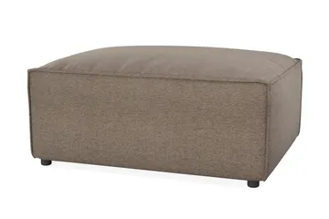 Cubo 1-sits  Rektangulär Fotpallsmodul i Tyg 120 cm bred - Grå - Products - Möbler - Fåtölj & stolar - Pall & puff - Fotpallar