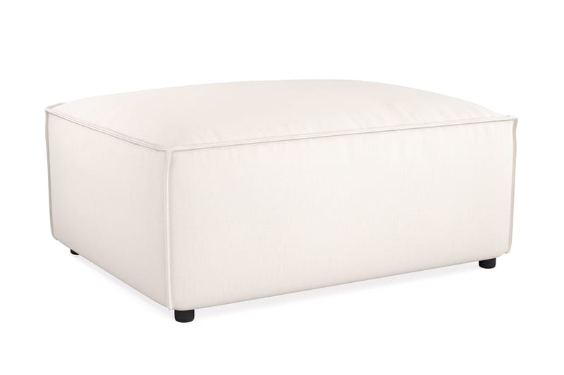 Cubo 1-sits  Rektangulär Fotpallsmodul i Tyg 120 cm bred - Ljusbeige - Products - Möbler - Fåtölj & stolar - Pall & puff - Fotpallar