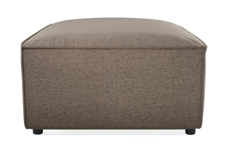 Cubo 1-sits  Rektangulär Fotpallsmodul i Tyg 80 cm bred - Grå - Products - Möbler - Fåtölj & stolar - Pall & puff - Fotpallar
