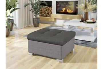 Dynir Fotpall 68 cm - Ljusgrå/Mörkgrå - Products - Möbler - Fåtölj & stolar - Pall & puff - Fotpallar