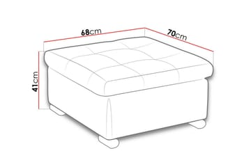 Dynir Puff - Grön - Products - Möbler - Fåtölj & stolar - Pall & puff - Sittpuff