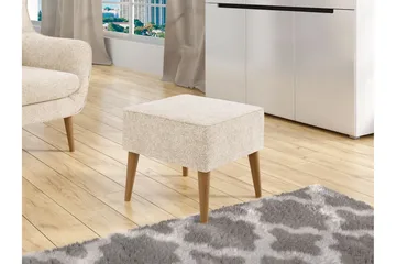 Fotpall LORD - Beige - Products - Möbler - Fåtölj & stolar - Pall & puff - Fotpallar
