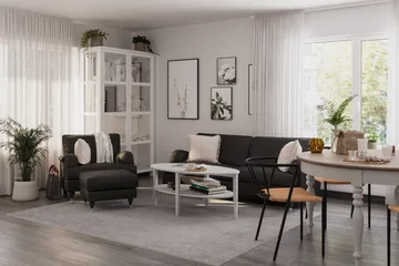 Howard Classic Fotpall - Mörkgrå - Products - Möbler - Fåtölj & stolar - Pall & puff - Fotpallar