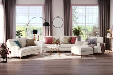 Howard Lyx Fotpall - Products - Möbler - Fåtölj & stolar - Pall & puff - Fotpallar