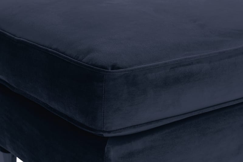 Howard Riviera Fotpall Sammet - Midnattsblå - Products - Möbler - Fåtölj & stolar - Pall & puff - Fotpallar
