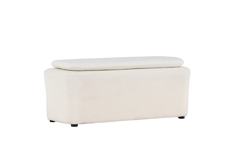 Laurel Fotpall - Vit - Products - Möbler - Fåtölj & stolar - Pall & puff - Fotpallar