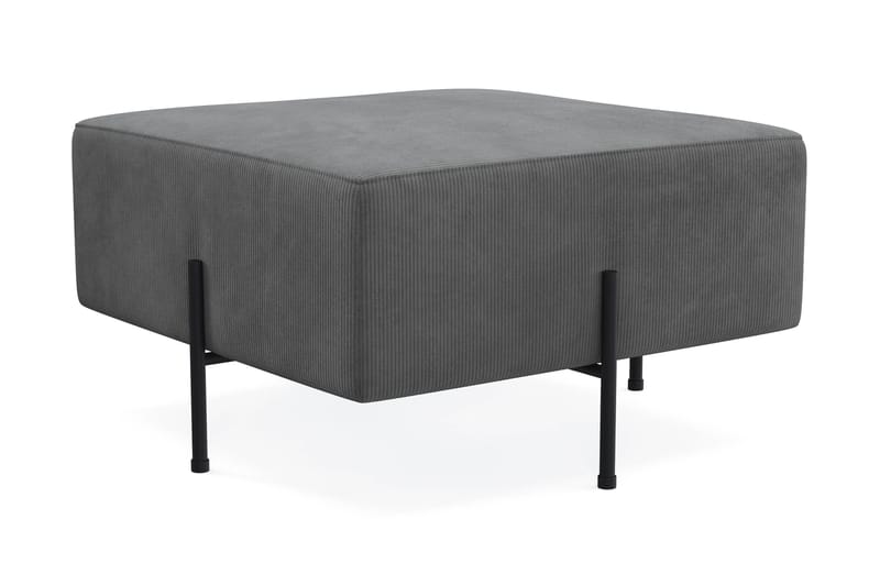 Menard Compact Sittpuff 70 cm Kvadratisk - Grå - Products - Möbler - Fåtölj & stolar - Pall & puff - Sittpuff