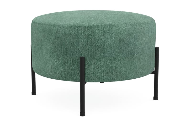 Menard Compact Sittpuff Rund 60 cm - Grön - Products - Möbler - Fåtölj & stolar - Pall & puff - Sittpuff