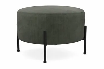 Menard Compact Sittpuff Rund 60 cm - Mörkgrön - Products - Möbler - Fåtölj & stolar - Pall & puff - Sittpuff