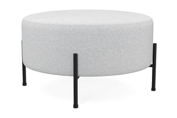 Menard Compact Sittpuff Rund 70 cm - Ljusgrå - Products - Möbler - Fåtölj & stolar - Pall & puff - Sittpuff