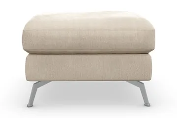 Ocean Lyx Fotpall - Beige/Sammet - Products - Möbler - Fåtölj & stolar - Pall & puff - Fotpallar