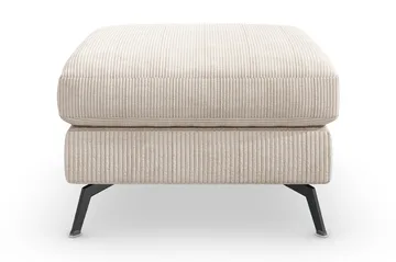 Ocean Lyx Fotpall - Beige/Svart - Products - Möbler - Fåtölj & stolar - Pall & puff - Fotpallar