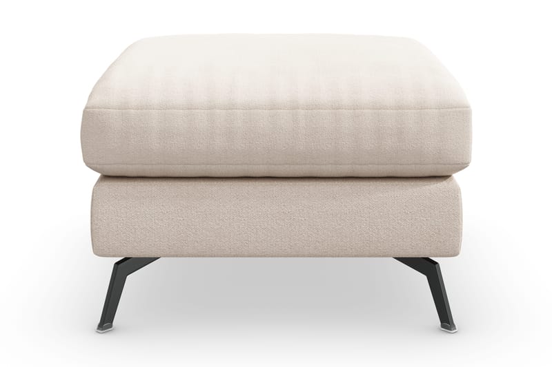 Ocean Lyx Fotpall - Beige/Svart - Products - Möbler - Fåtölj & stolar - Pall & puff - Fotpallar