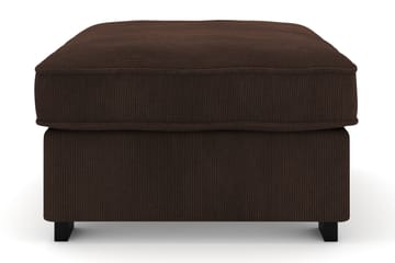 Rossita Fotpall i Manchester - Brun - Products - Möbler - Fåtölj & stolar - Pall & puff - Fotpallar