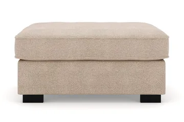 Rossita Fotpall i Tyg - Beige - Products - Möbler - Fåtölj & stolar - Pall & puff - Fotpallar