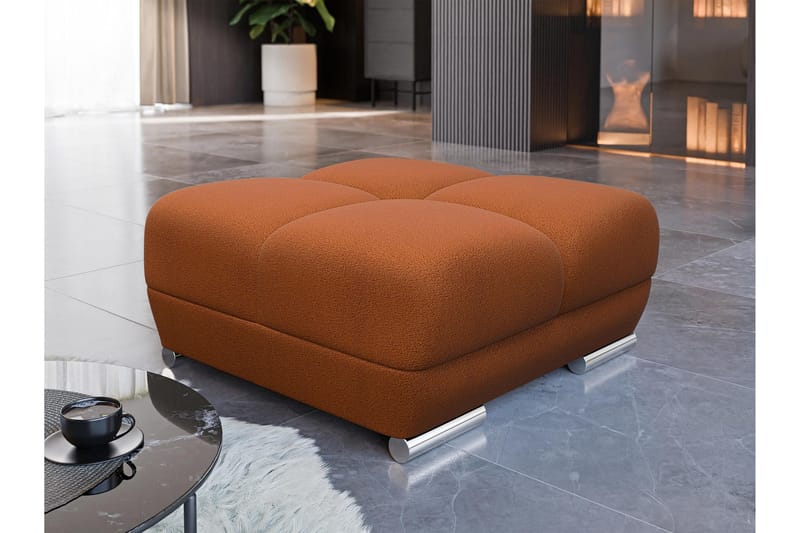 Simerly Fotpall 90 cm - Orange - Products - Möbler - Fåtölj & stolar - Pall & puff - Fotpallar
