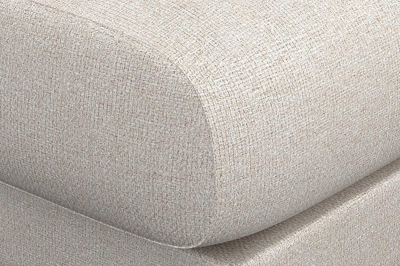 Trend Lyx Fotpall - Beige/Ek - Products - Möbler - Fåtölj & stolar - Pall & puff - Fotpallar