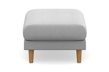 Trend Lyx Fotpall - Ljusgrå/Ek - Products - Möbler - Fåtölj & stolar - Pall & puff - Fotpallar