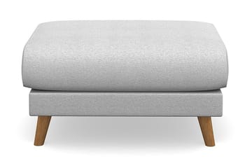 Trend Lyx Fotpall - Ljusgrå/Ek - Products - Möbler - Fåtölj & stolar - Pall & puff - Fotpallar