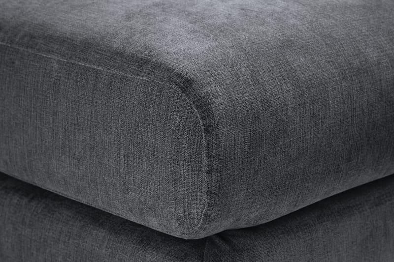 Trend Lyx Fotpall - Mörkgrå/Ek - Products - Möbler - Fåtölj & stolar - Pall & puff - Fotpallar