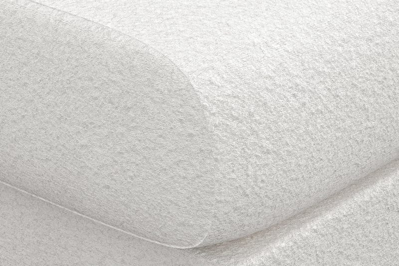 Trend Lyx Fotpall - Vit/Ek - Products - Möbler - Fåtölj & stolar - Pall & puff - Fotpallar