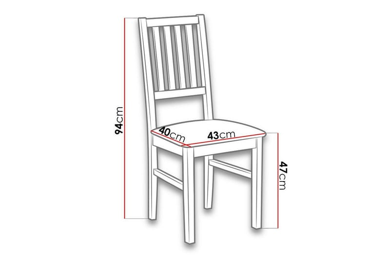 Patrickswell Matstol - Svart - Products - Möbler - Fåtölj & stolar - Matstol & köksstol