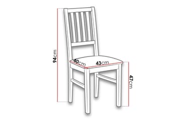 Patrickswell Matstol - Vit - Products - Möbler - Fåtölj & stolar - Matstol & köksstol
