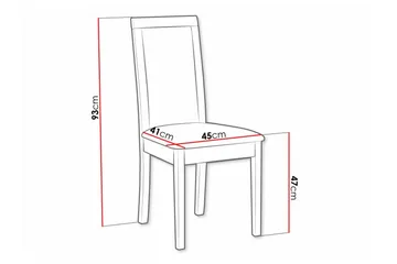 Rowden Matstol - Svart - Products - Möbler - Fåt ölj & stolar - Matstol & köksstol