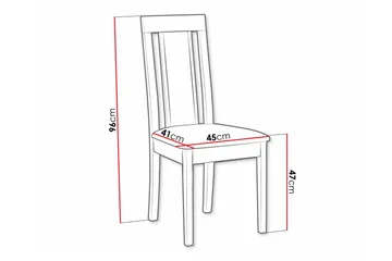 Rowden Matstol - Svart - Products - Möbler - Fåt ölj & stolar - Matstol & köksstol