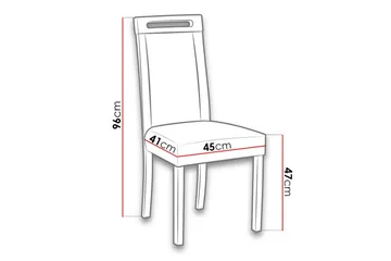 Rowden Matstol - Svart - Products - Möbler - Fåt ölj & stolar - Matstol & köksstol