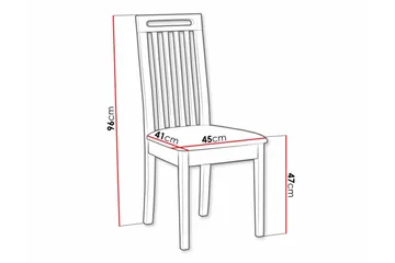 Rowden Matstol - Svart - Products - Möbler - Fåt ölj & stolar - Matstol & köksstol