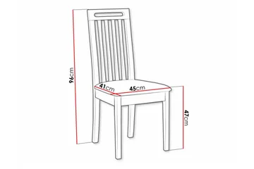 Rowden Matstol - Vit - Products - Möbler - Fåtölj & stolar - Matstol & köksstol