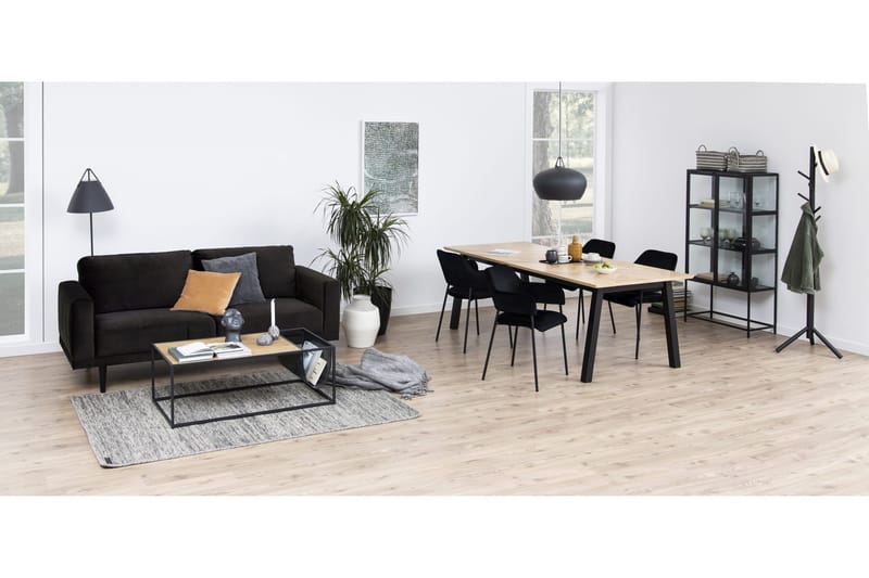 Schoer Karmstol - Svart/Matt Svart - Products - Möbler - Fåtölj & stolar - Karmstol