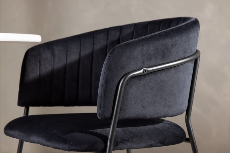 Selma Matstol - Svart - Products - Möbler - Fåtölj & stolar - Matstol & köksstol