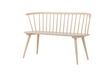 Sittbänk med ryggstöd Venture Home Bobby Sittbänk 120 cm Whitewash Whitewash - Products - Möbler - Fåtölj & stolar - Sittbänk - Bänk med ryggstöd