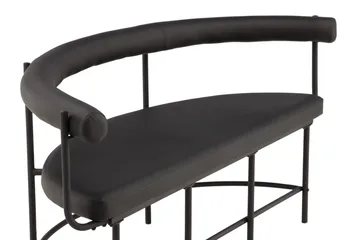 Stallhagen x Josefin Lustig Sittbänk 165 cm - Svart - Products - Möbler - Fåtölj & stolar - Sittbänk - Bänk med ryggstöd