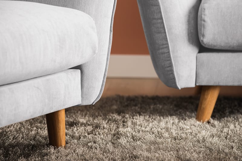 Trend Lyx Fåtölj - Ljusgrå/Svart - Products - Möbler - Fåtölj & stolar - Fåtölj