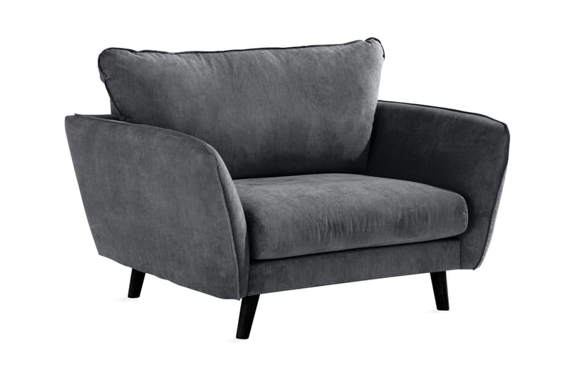 Trend Lyx Fåtölj - Mörkgrå/Svart - Products - Möbler - Fåtölj & stolar - Fåtölj