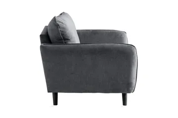 Trend Lyx Fåtölj - Mörkgrå/Svart - Products - Möbler - Fåtölj & stolar - Fåtölj
