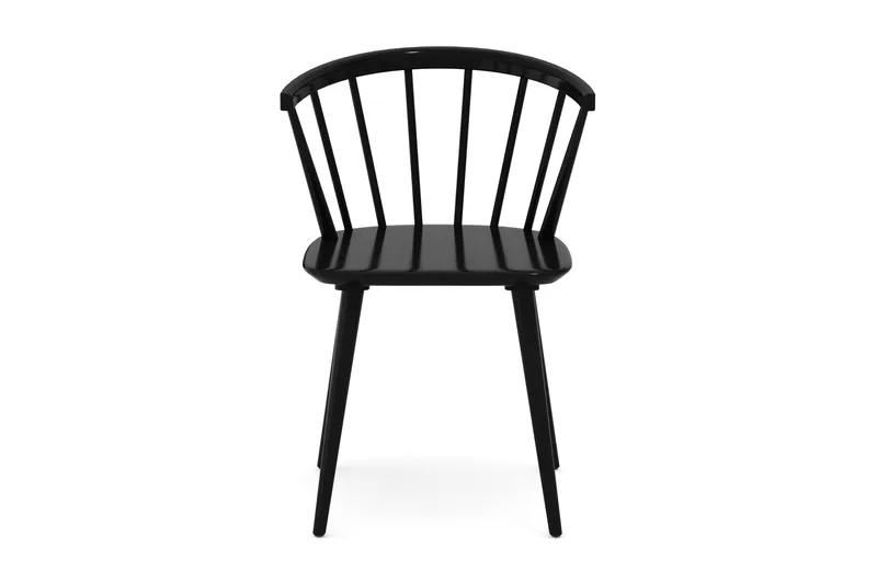 Tyrö Karmstol & matstol i massiv trä - Svart - Products - Möbler - Fåtölj & stolar - Karmstol