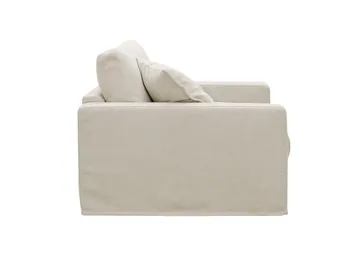 Valencia Extra Djup Fåtölj med avtagbar och tvättbar klädsel - Beige - Products - Möbler - Fåtölj & stolar - Fåtölj