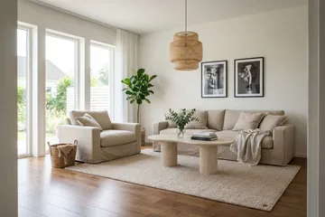 Valencia Extra Djup Fåtölj med avtagbar och tvättbar klädsel - Beige - Products - Möbler - Fåtölj & stolar - Fåtölj
