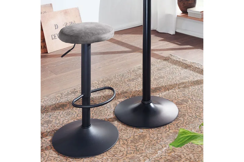 Willowdale Barstol - Mörkgrå/Svart - Products - Möbler - Fåtölj & stolar - Barstol & barpall