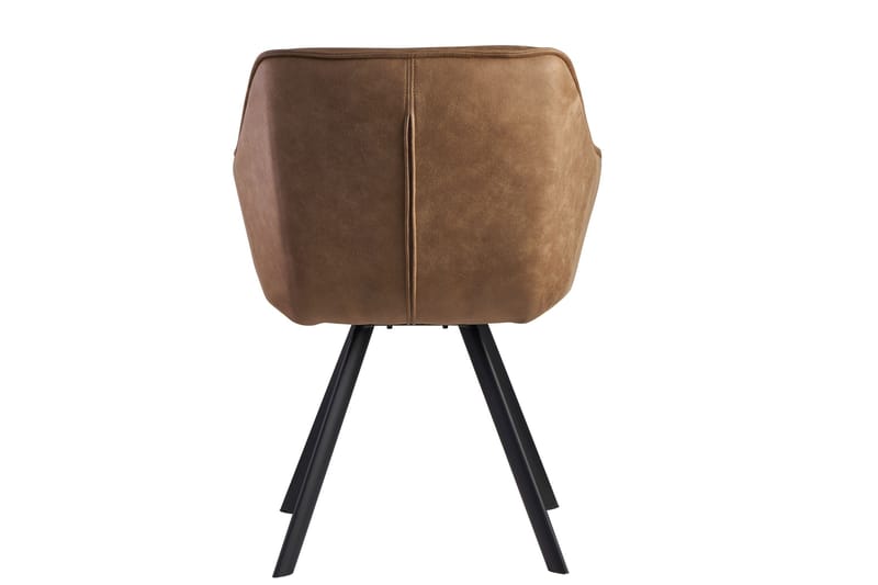 Willowdale Karmstol med X-formade ben - Ljusbrun/Svart - Products - Möbler - Fåtölj & stolar - Karmstol