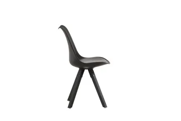 Zeno Matstol - Svart - Products - Möbler - Fåtölj & stolar - Matstol & köksstol