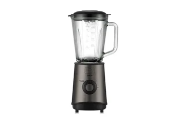 Kannmixer Black+Decker 800W 1.5L Borstat Stål - Grå - Products - Servering & matlagning - Köksmaskin - Blanda & hacka - Blender