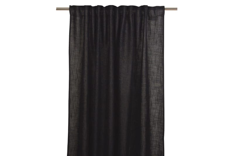 Brooklyn Gardinlängd 140x280 cm, Svart